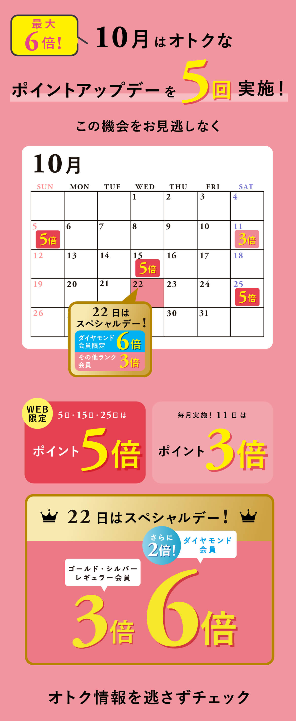 10���̓I�g�N�ȃ|�C���g�A�b�v�f�[���T����{�I