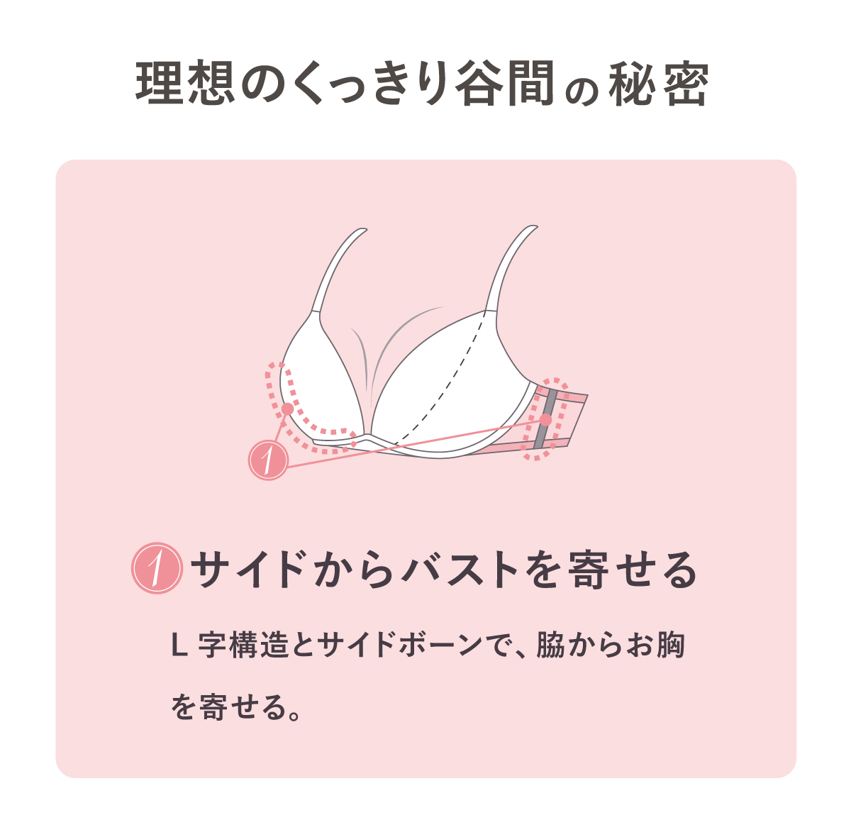 くっきり谷間の秘密