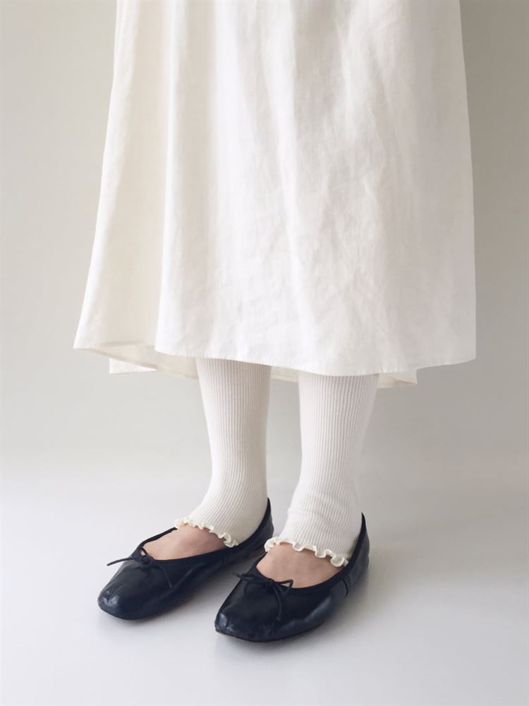 綿混裾メロウリブレギンス13分丈: レッグウェア | チュチュアンナ[tutuanna]公式通販サイト|82802302