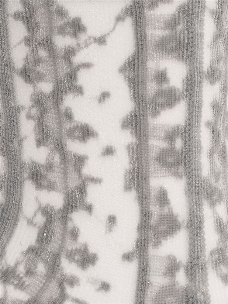 チュチュアンナの[レディライン]縦花柄カラーシースルーソックス17cm丈|119179