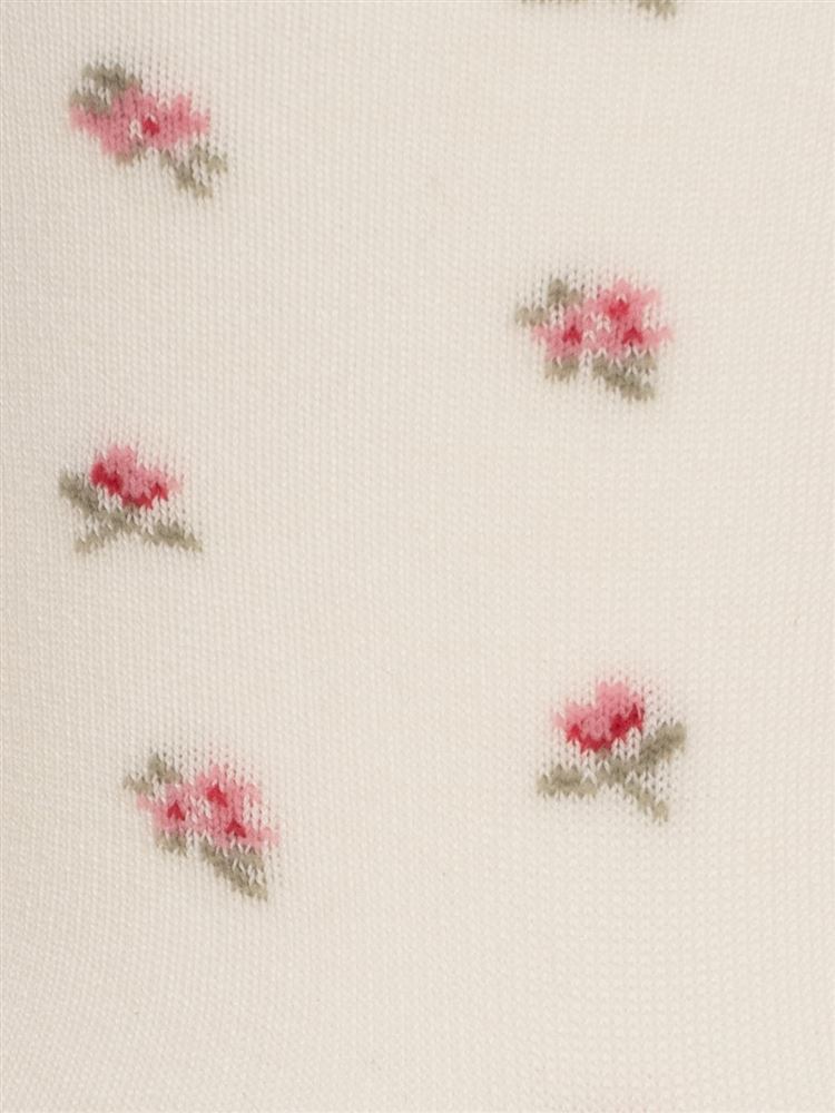 チュチュアンナの小花柄ソックス12.5cm丈|129017