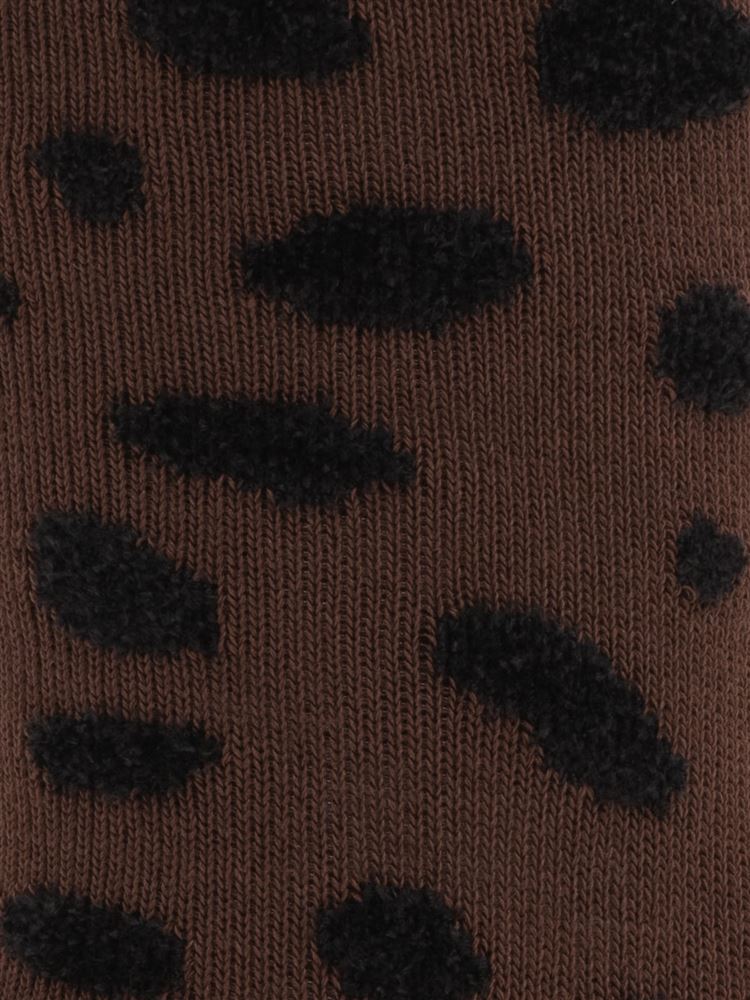 チュチュアンナの[ちょうどいい靴下]ダルメシアン柄温調ソックス14cm丈|139032