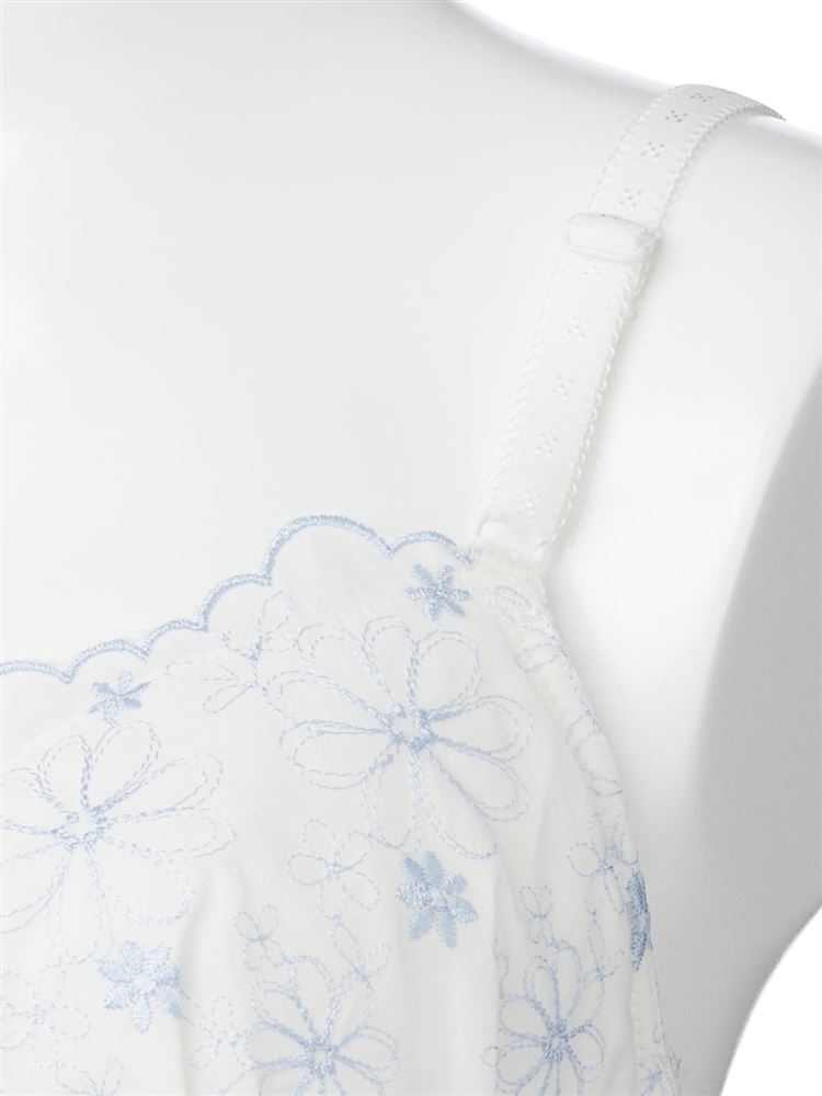 チュチュアンナの[STEP3]花刺繍ソフトワイヤーブラ|137149