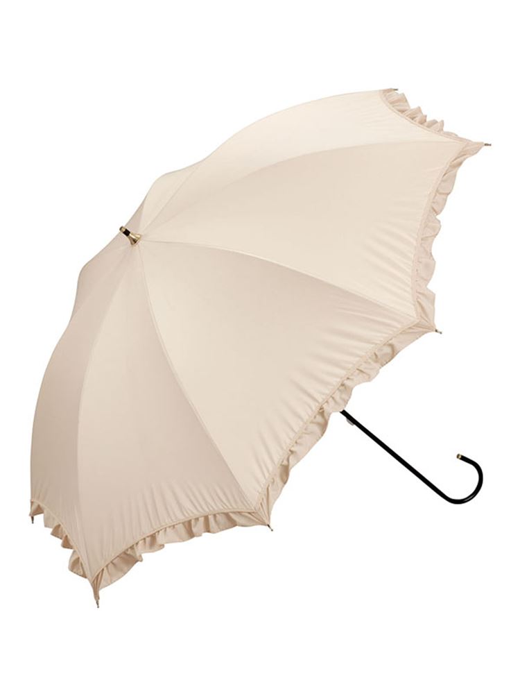 チュチュアンナの[晴雨兼用・ロング傘]遮光クラシックフリル|23319029