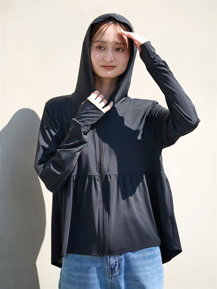 フレアフリルUVパーカーノーマル丈: ライフスタイル | チュチュ