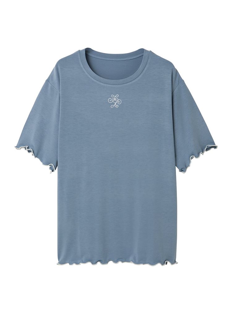 チュチュアンナの[リラっこティ]センターロゴ刺繍ベア天Tシャツ|321947