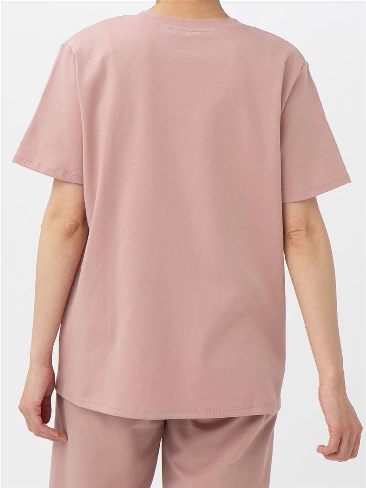 チュチュアンナの綿100％ビションフリーゼ刺繍ゆったりTシャツ|211956
