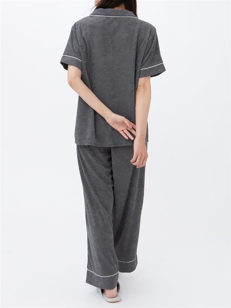 チュチュアンナの無地パイルパジャマ(半袖×長ズボン)|221737