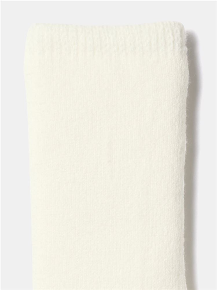 チュチュアンナの[まるで毛布！のような暖かさ]裏起毛無地ソックス21cm丈(厚手)|249211
