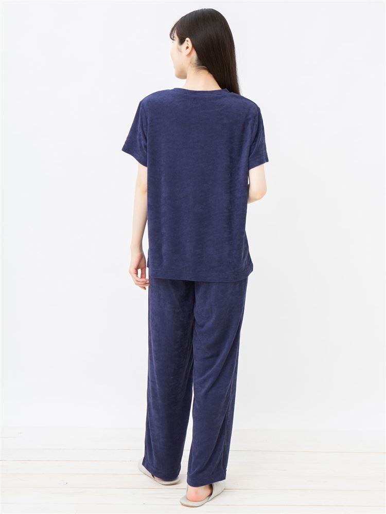 チュチュアンナの白くまワッペンパイルパジャマ(半袖×長ズボン)|321744