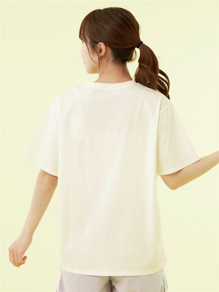 チュチュアンナの[リラっこティ]綿100％カレッジロゴ半袖Tシャツ|321927