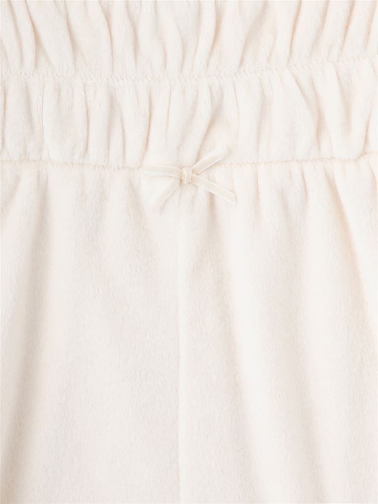 チュチュアンナの[まるで毛布！のような暖かさ]ベロア無地腹巻きパンツ(薄手)|240527