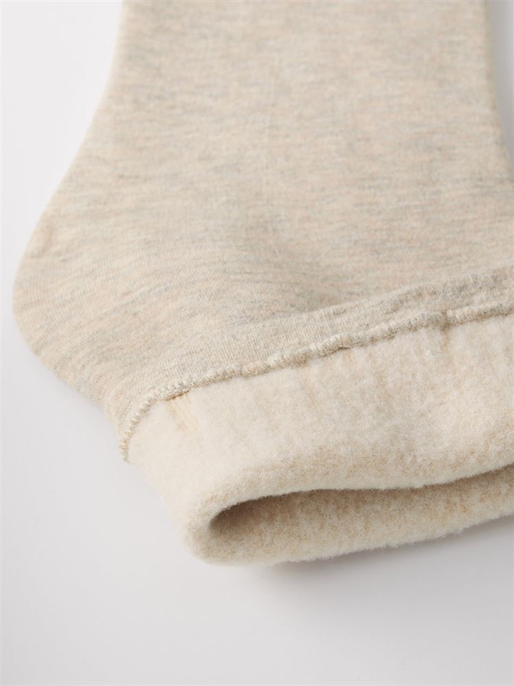チュチュアンナの[まるで毛布！のような暖かさ]裏起毛ロゴワンポイント刺繍ソックス16cm丈(薄手)|249260