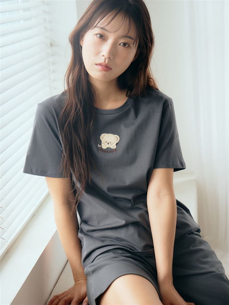 くまカニなかよし刺繍ショートパンツ: ルームウェア(部屋着) |チュチュ