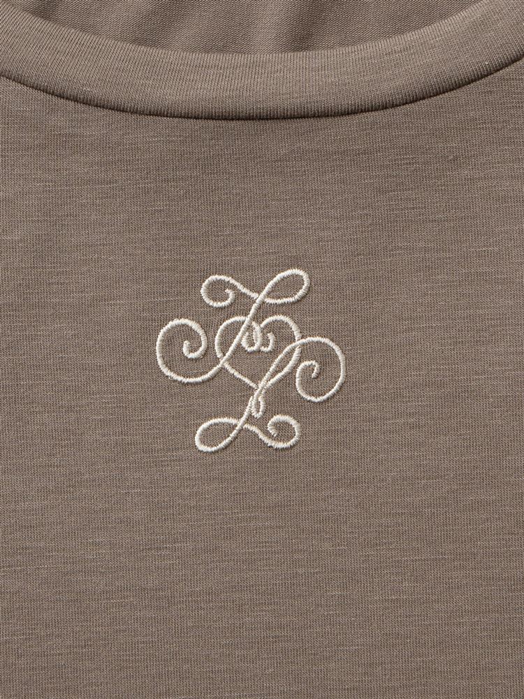 チュチュアンナの[リラっこティ]センターロゴ刺繍ベア天Tシャツ|321948