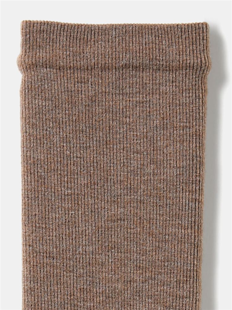 チュチュアンナの[まるで毛布！のような暖かさ・薄手裏起毛]リブソックス23cm丈|349202