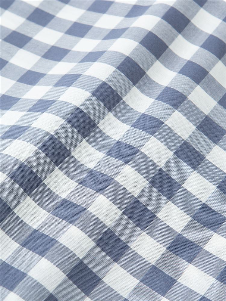 チュチュアンナの[ゆったり設計パジャマ]綿100％ギンガムチェック長袖布帛パジャマ|311749