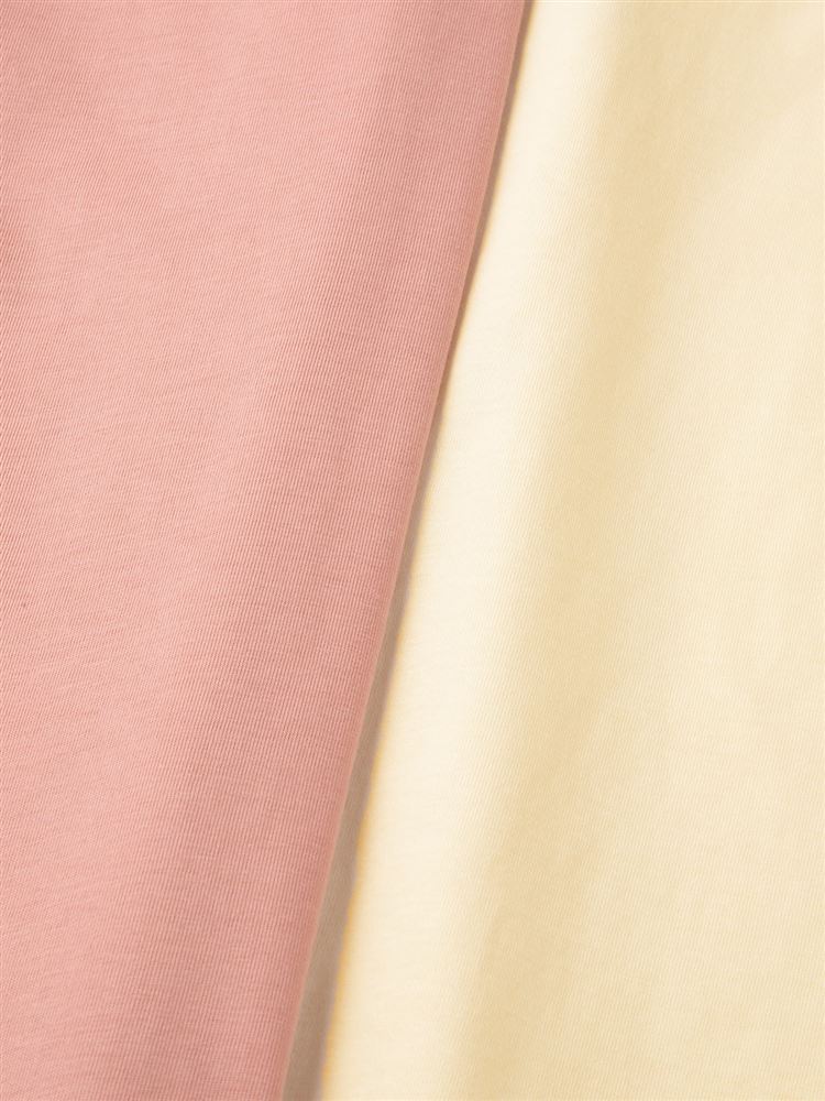 チュチュアンナの[ゆったり設計パジャマ]花さがら刺繍綿天竺パジャマ(半袖×長ズボン)|321754