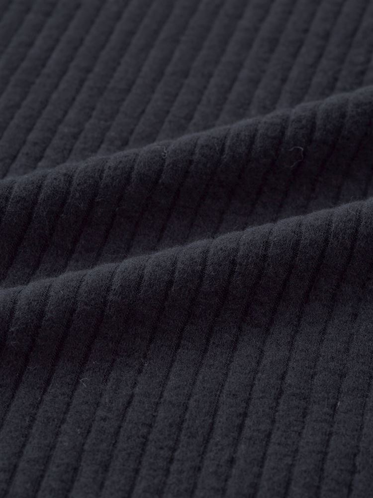チュチュアンナの[まるで毛布！のような暖かさ・厚手]リブスクエアネック8分袖|330551