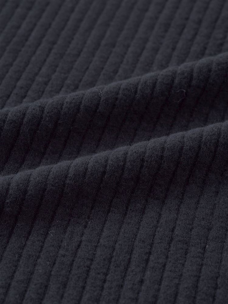 チュチュアンナの[まるで毛布！のような暖かさ・厚手]リブVネック8分袖|330555