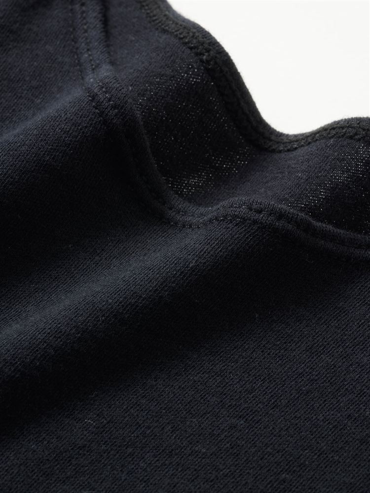 チュチュアンナの[まるで毛布！のような暖かさ・綿100％]深Uネック8分袖|330559