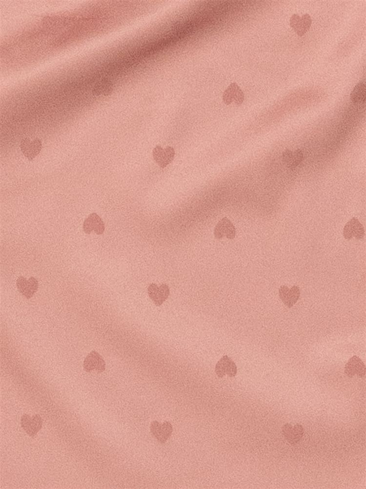 チュチュアンナのハートジャガードサテンパジャマ(半袖×1分丈パンツ)|121702