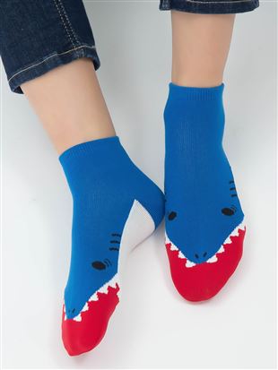 綿混噛みつきサメくるぶしソックス レッグウェア チュチュアンナ Tutuanna 公式通販サイト