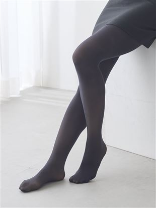 40デニール感動のなめらかフィットタイツ: レッグウェア