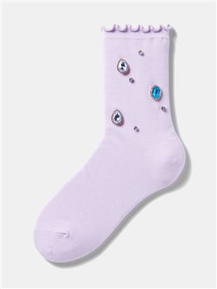 靴下　紫色 紫・パープル系の靴下・ソックス | チュチュアンナ[tutuanna