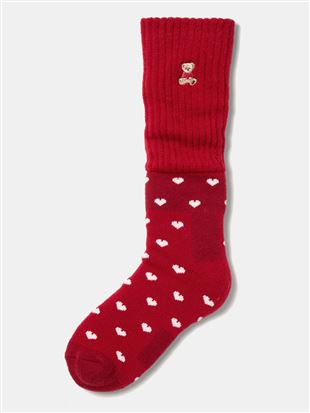 [�܂�ŃJ�C���̂悤�Ȓg����]�n�[�g�������܎h�J�n�C�\�b�N�X35cm��b���[���\�b�N�X