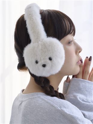 ふわふわビションフリーゼイヤーマフ|