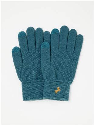 チュチュアンナのワンポイント馬刺繍手袋(スマホ対応)|043000