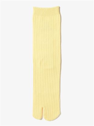 チュチュアンナの綿混ロゴ刺繍2本指ソックス18cm丈|312126