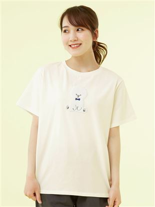 チュチュアンナの[リラっこティ]綿100％ビションフリーゼTシャツ|321924