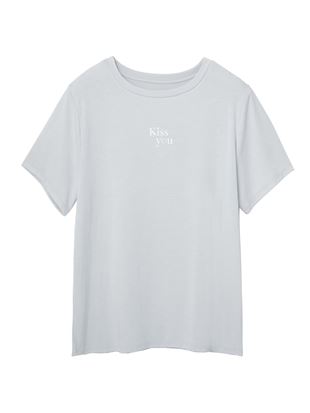 チュチュアンナの[リラっこティ]キスユーロゴベア天T半袖Tシャツ|321951
